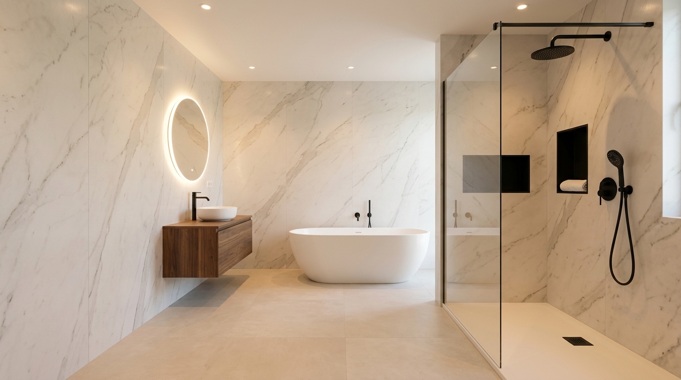 Luxe moderne badkamer